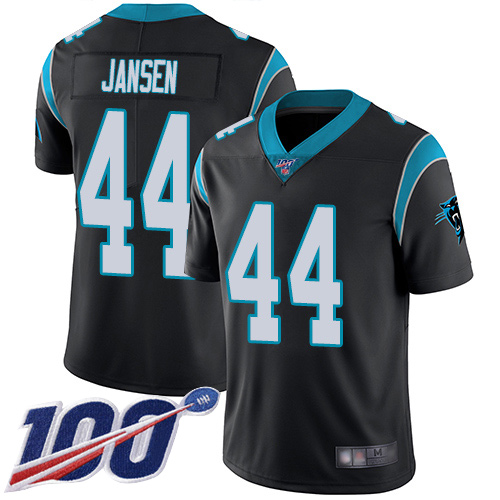 Carolina Panthers Limited Black Men J.J. Jansen Home Jersey NFL Football #44 100th Season Vapor Untouchable->carolina panthers->NFL Jersey